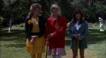 Heathers, left to right: McNamara, Chandler, Duke.