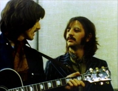 George Harrison and Ringo Starr.