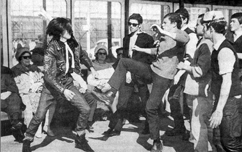 Mods vs Rockers.