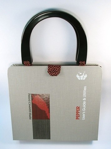 Vintage software handbag. Photo by Laura Edman.